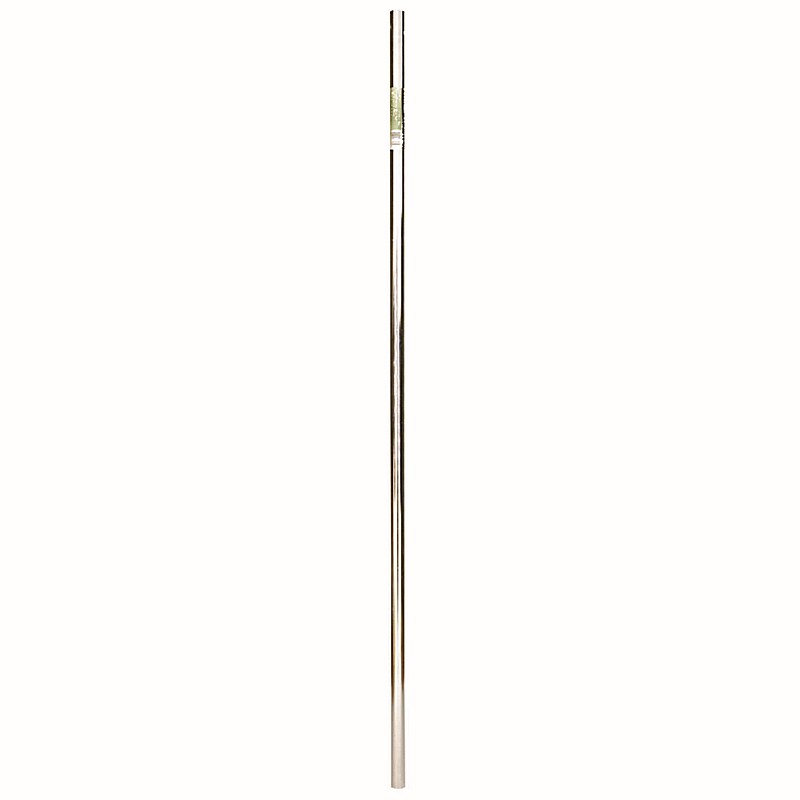 Polished Chrome Steel Closet Rod 6' x 1 3/8"