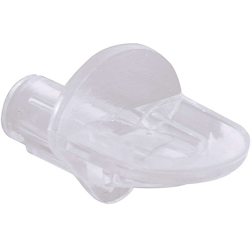 Clear Plastic Shelf Support Peg 0.2 in
