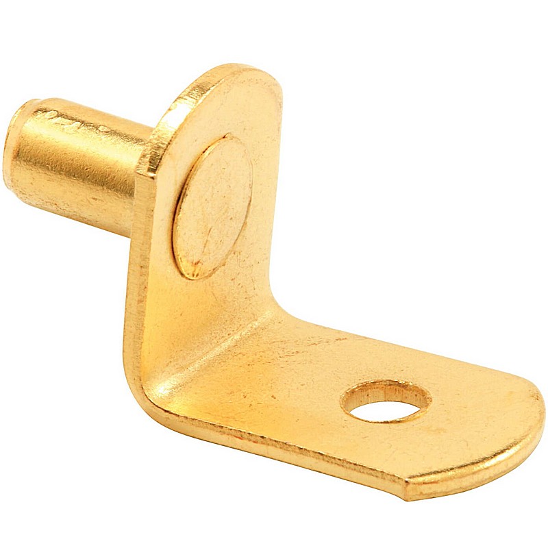 Gold Steel Shelf Support Peg 0.69 in