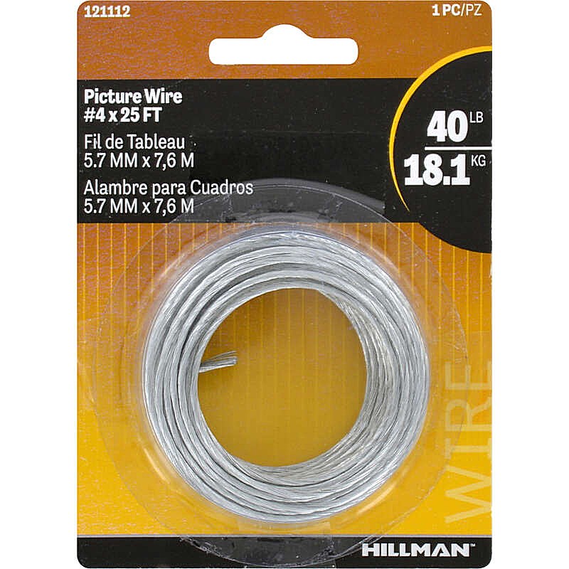 Braided Picture Wire #4x25 ft 40 lb