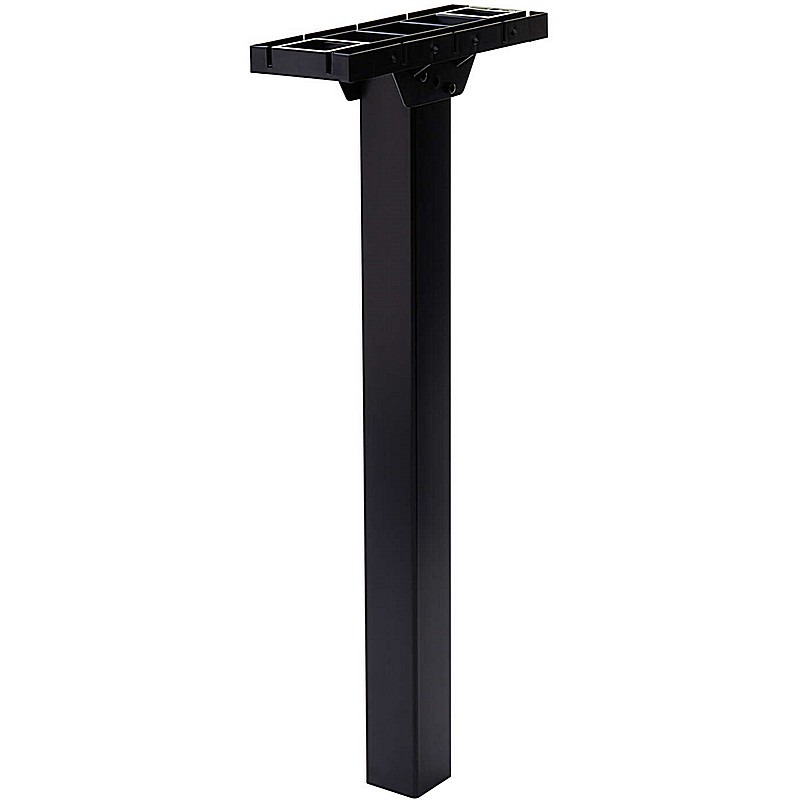 Powder Coated Black Polymer Mailbox Post 46.9 in