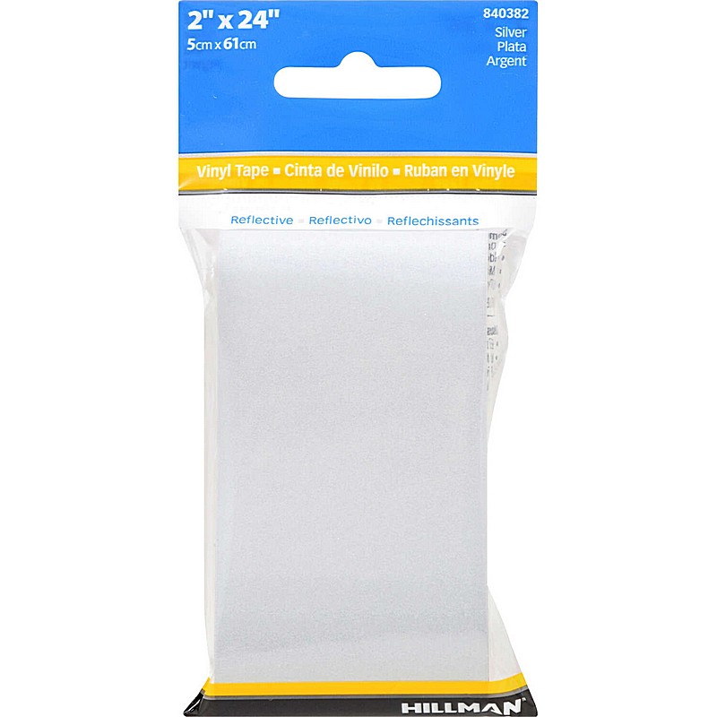 Silver Reflective Safety Tape 2 x 24"