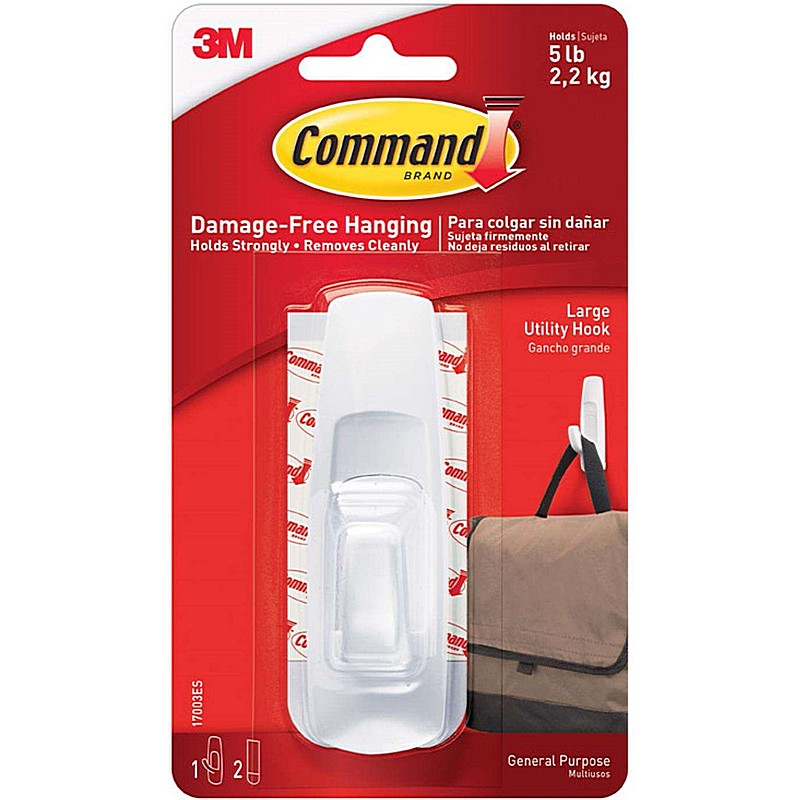 Command Large Plastic Hooks 3.91 in