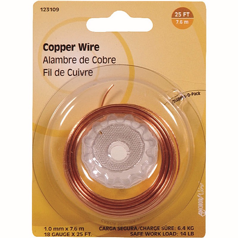 Copper Wire 25 ft 18 ga