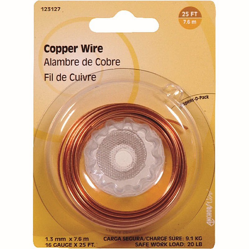Copper Wire 25 ft 16 ga