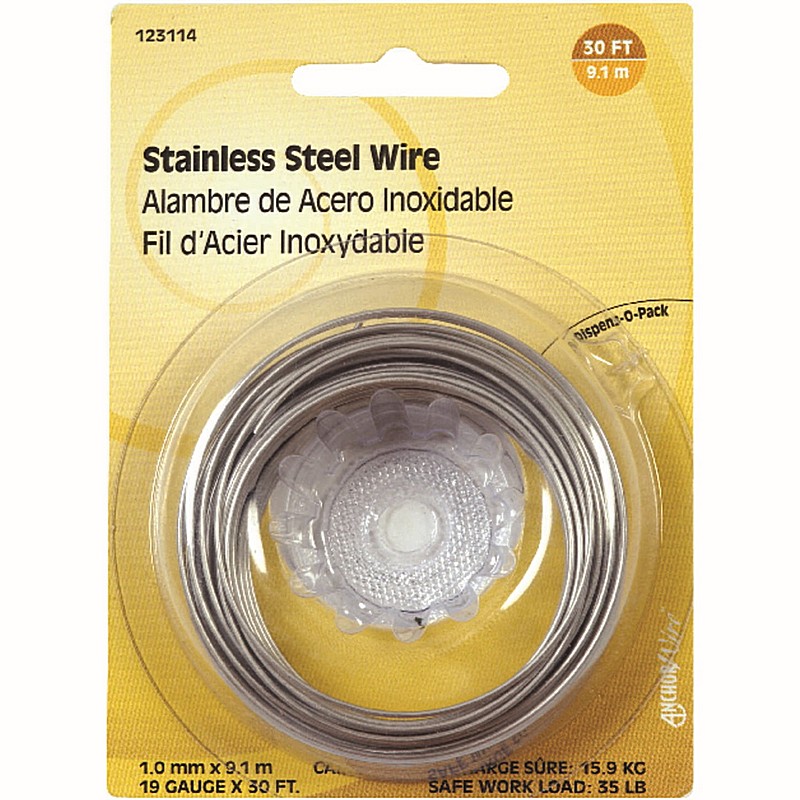 Stainless Steel Wire 19 ga 30 ft