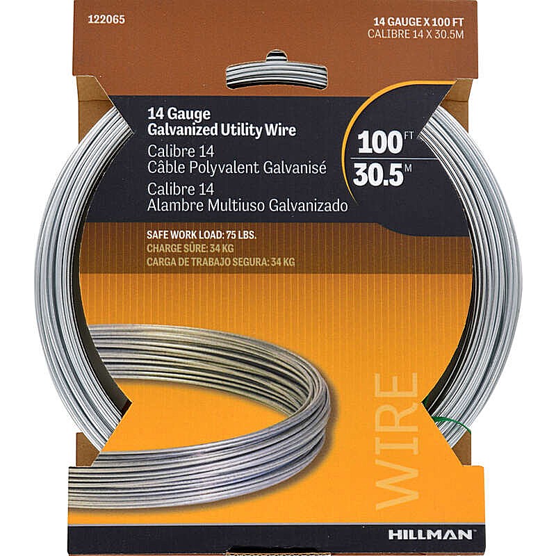 Galvanized Steel Wire 14 ga 100 ft