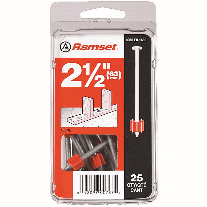 Steel Hollow Head Anchor Bolts 2-1/2" 25 Ct