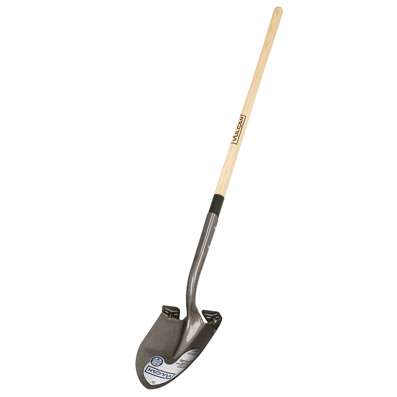 Vulcan Round Point Shovel Long Wood Handle