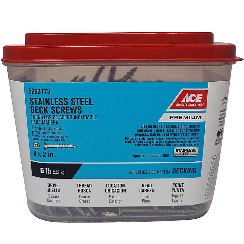 Flat Head Deck Screws 2" 5 lb