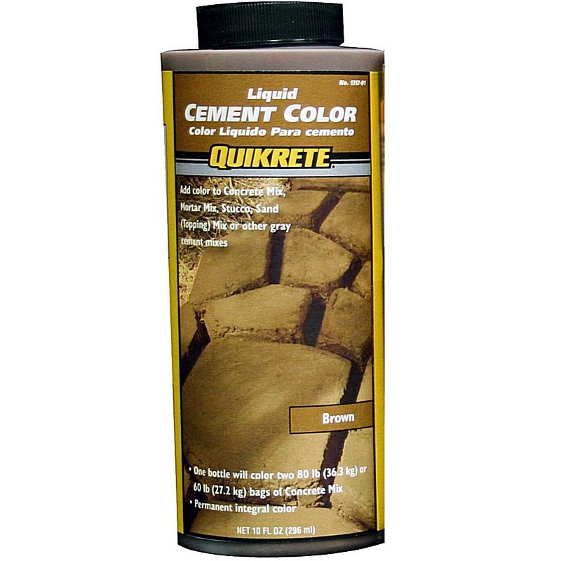 Quikrete Liquid Cement Color Brown 10 oz