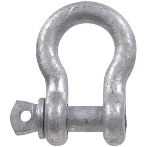 Galvanized Anchor Shackle with Pin 0.5 in