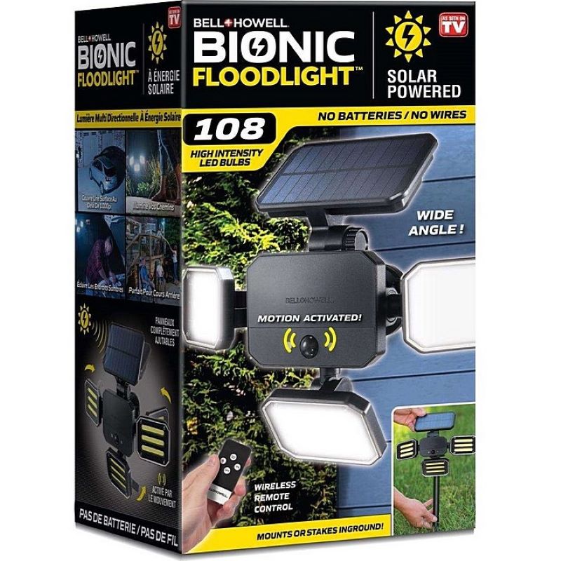 Bionic Solar Powered LED Floodlight