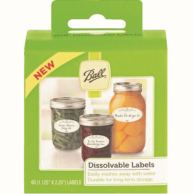 Dissolvable Canning Labels 60 ct