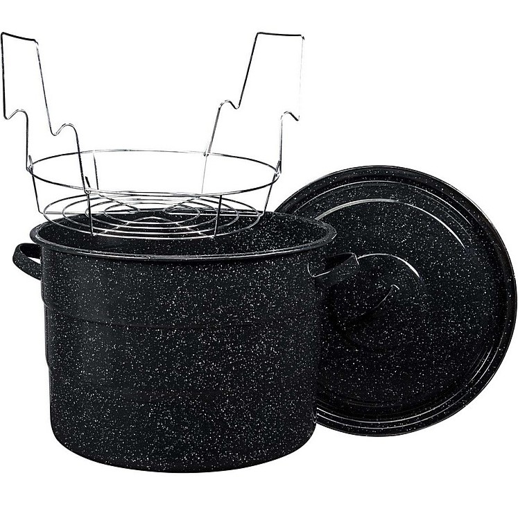 Granite Ware Canner with Lid & Jar Rack 21.5 qt