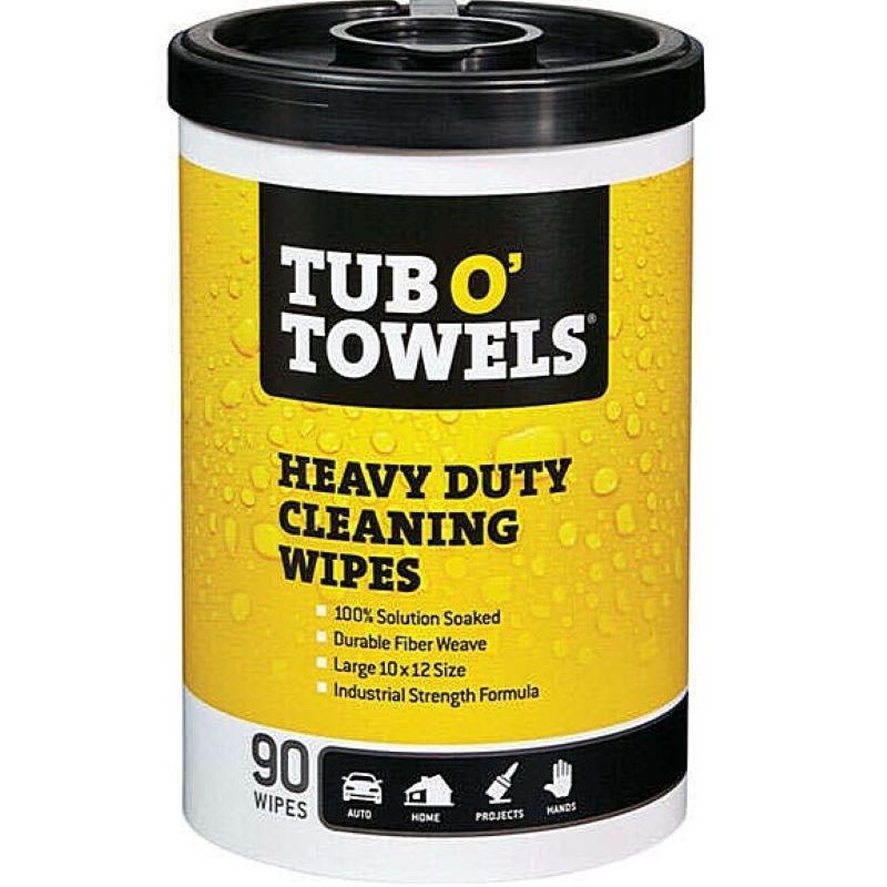 Heavy Duty Fiber Cleaning Wipes 90 ct