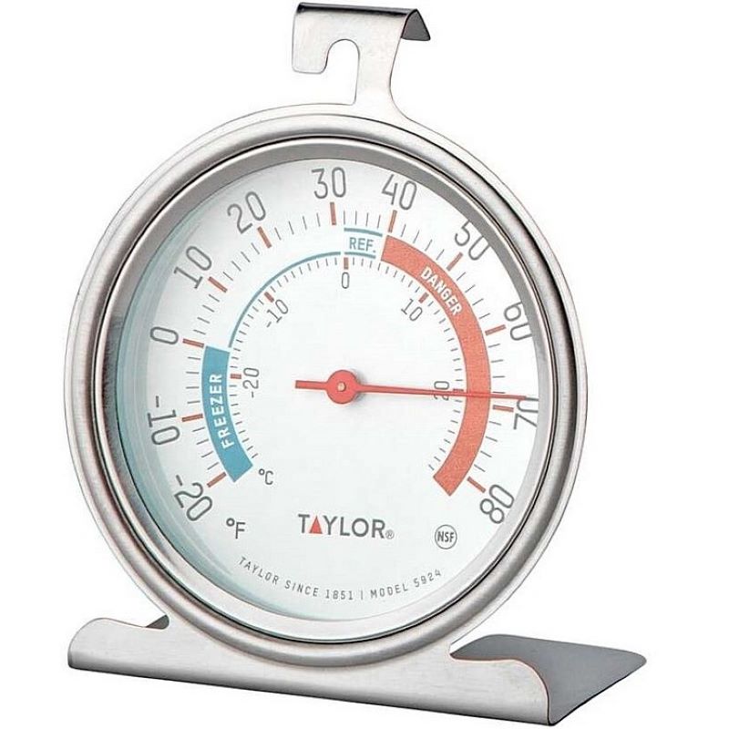 Instant Read Analog Freezer/Refrigerator Thermometer