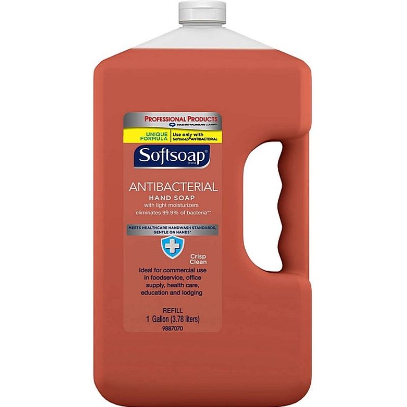 Softsoap Antibacterial Hand Soap Refill Clean Scent 1 gal