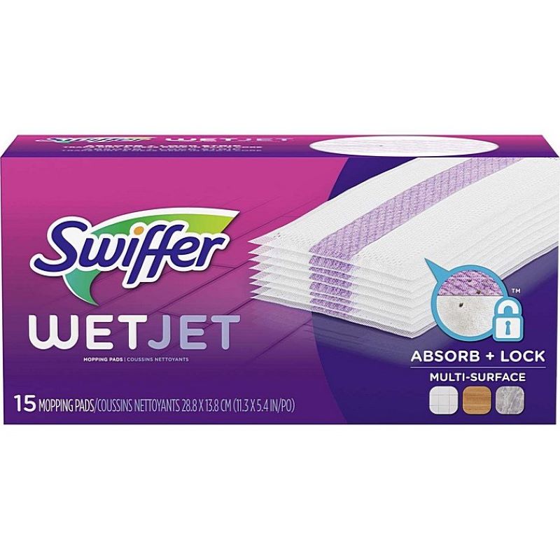 Swiffer WetJet Microfiber Mop Pad Refill 15 ct