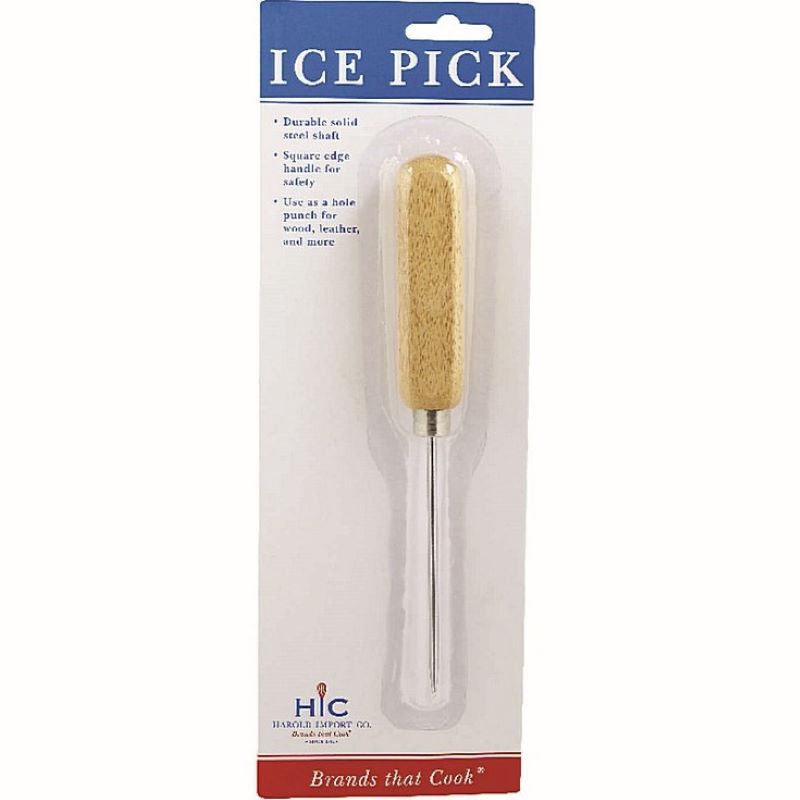 Wood Grip Ice Pick