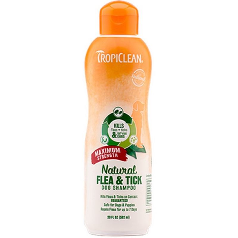 Natural Flea & Tick Shampoo Max Strength 20 oz