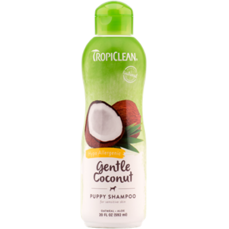 TropiClean Gently Coconut Puppy Shampoo 20 oz