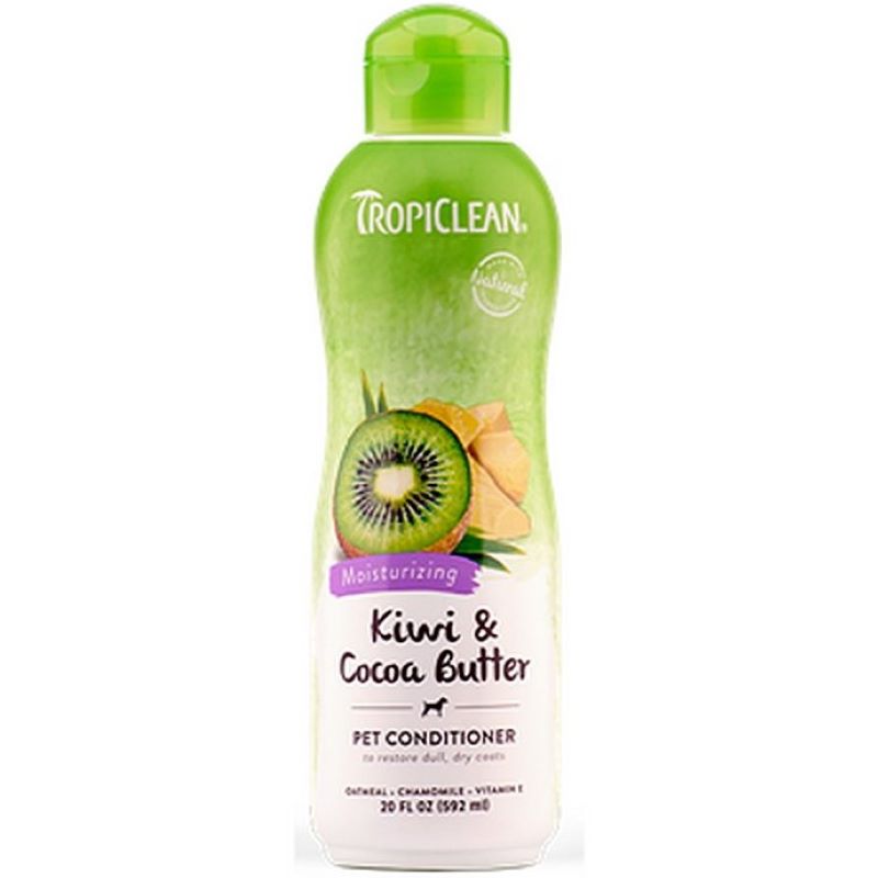 TropiClean Kiwi & Cocoa Butter Conditioner 20 oz