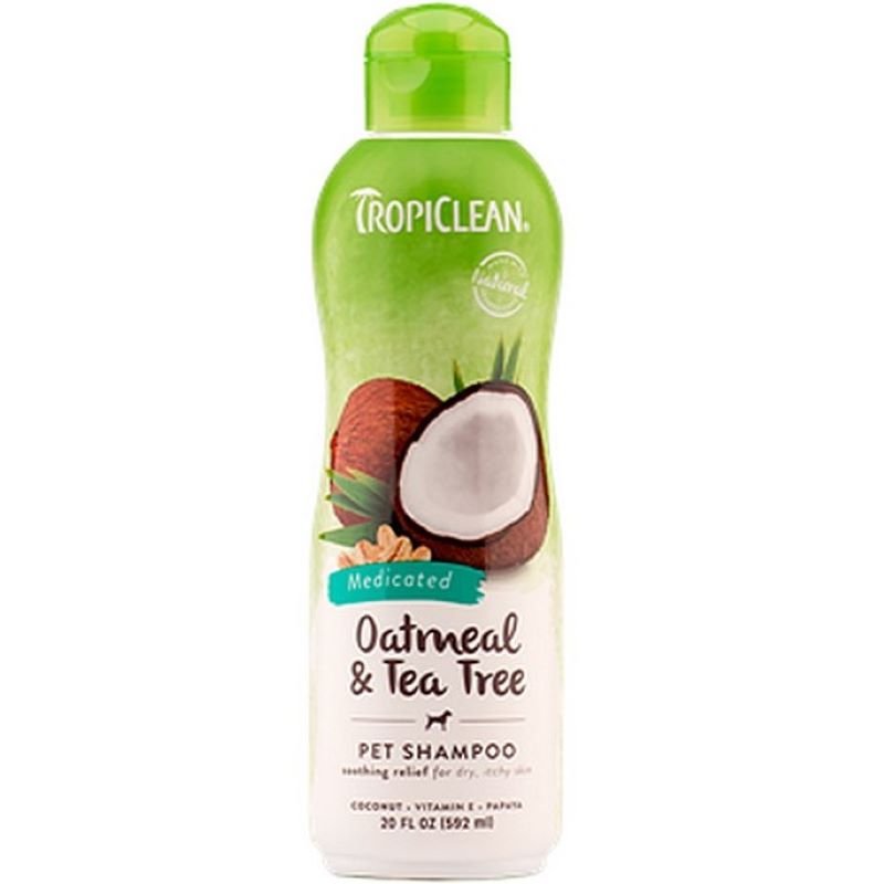 TropiClean Oatmeal & Tea Tree Shampoo 20 oz