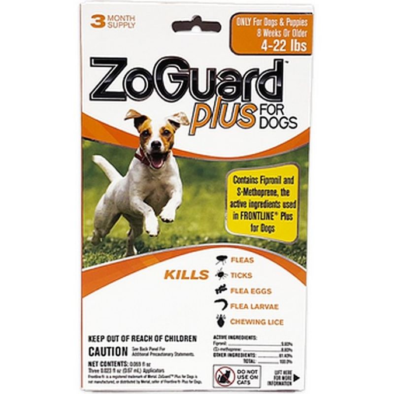 ZoGuard Plus for Dogs 4-22 lb