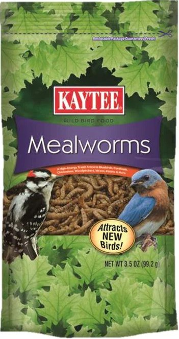 Dried Mealworms Pouch 3.5 oz