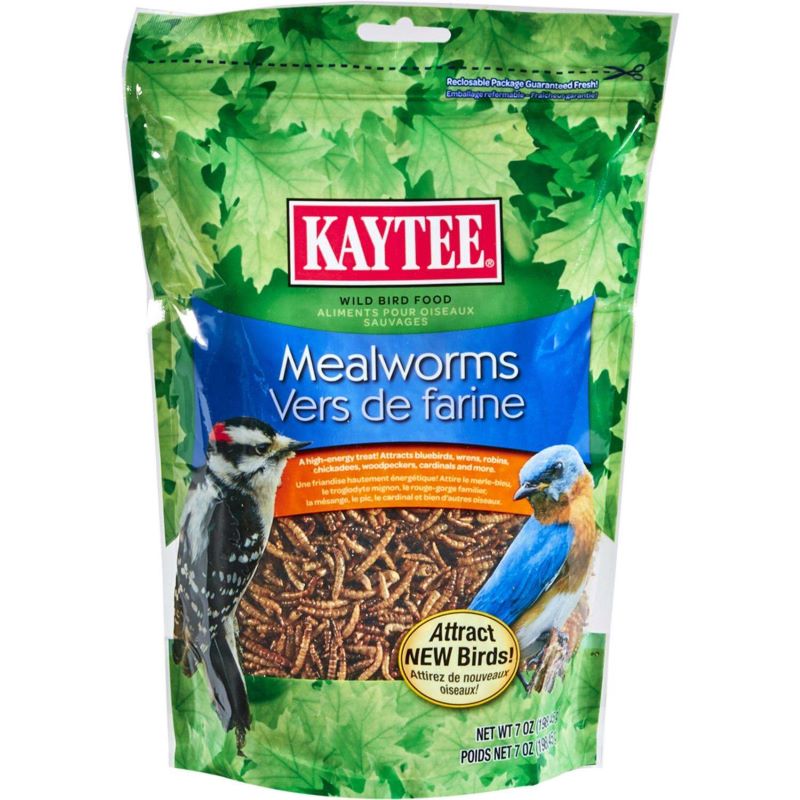 Dried Mealworms Pouch 7 oz