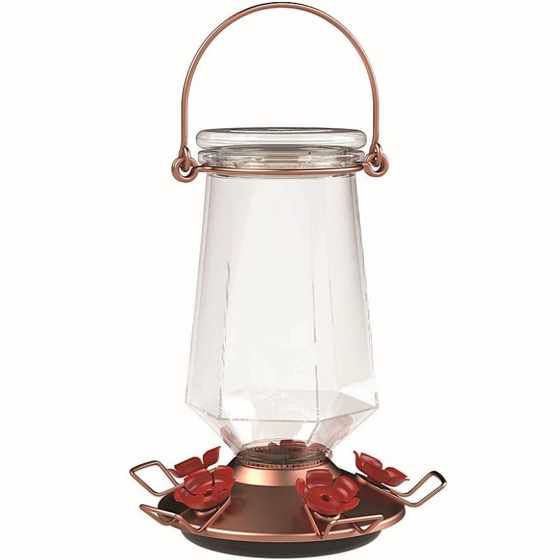 Glass/Metal/Plastic Hummingbird Nectar Feeder 5 Port