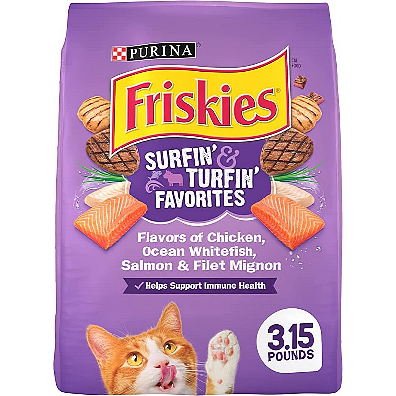 Friskies Feline Favorites Cat Food 3.15 lb