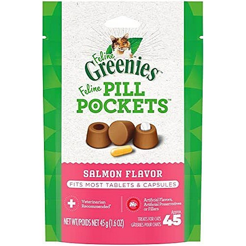 Greenies Pill Pocket Salmon Treats 1.6 oz