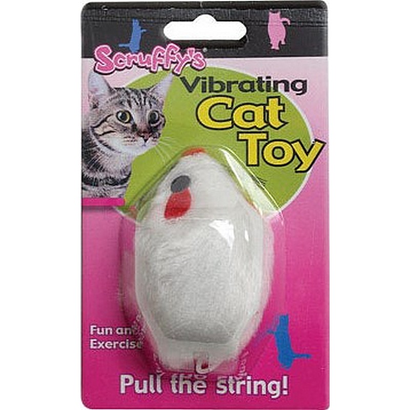 Cat Toy Plush/Synthetic Vibrating Mouse