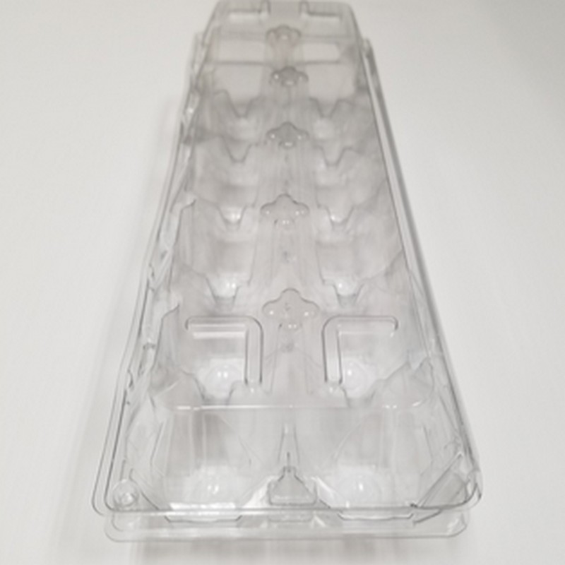 Egg Carton Clear Plastic Dozen Size