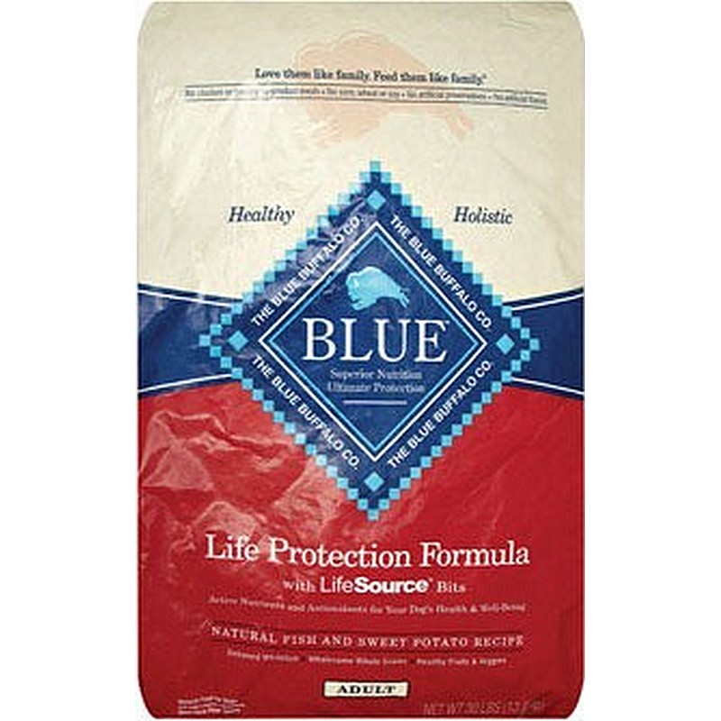 Blue Dog Food Life Protection Formula Fish/Sweet Potato 30 lb