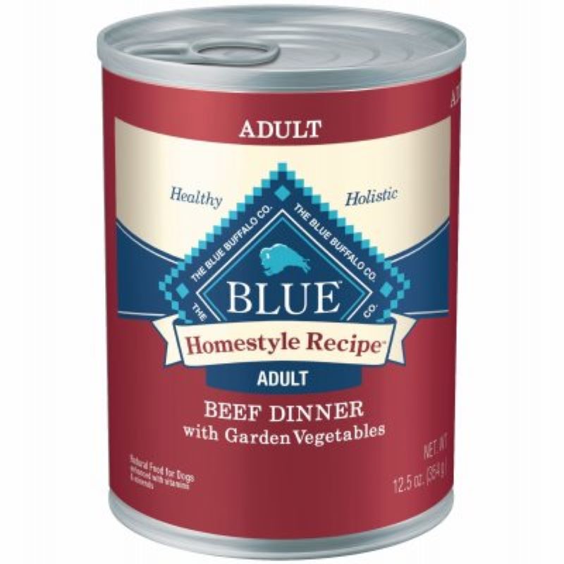 Blue Canned Dog Food Beef Dinner 12.5 oz