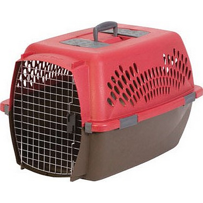 Multicolored Plastic Travel Pet Carrier