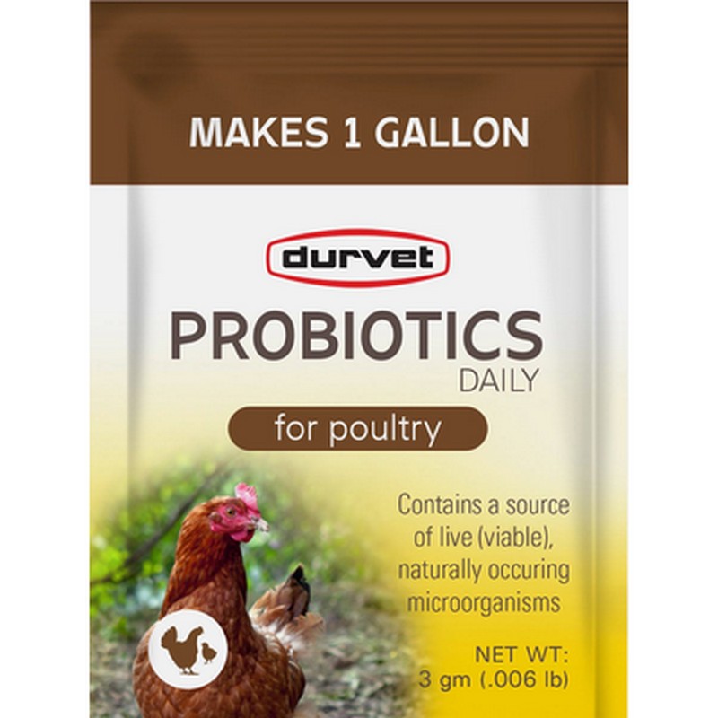 Durvet Probiotics Daily Single Serve 4 gm packet