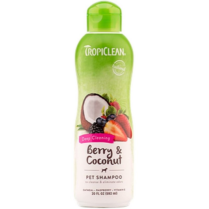 TropiClean Berry & Coconut Shampoo 20 oz