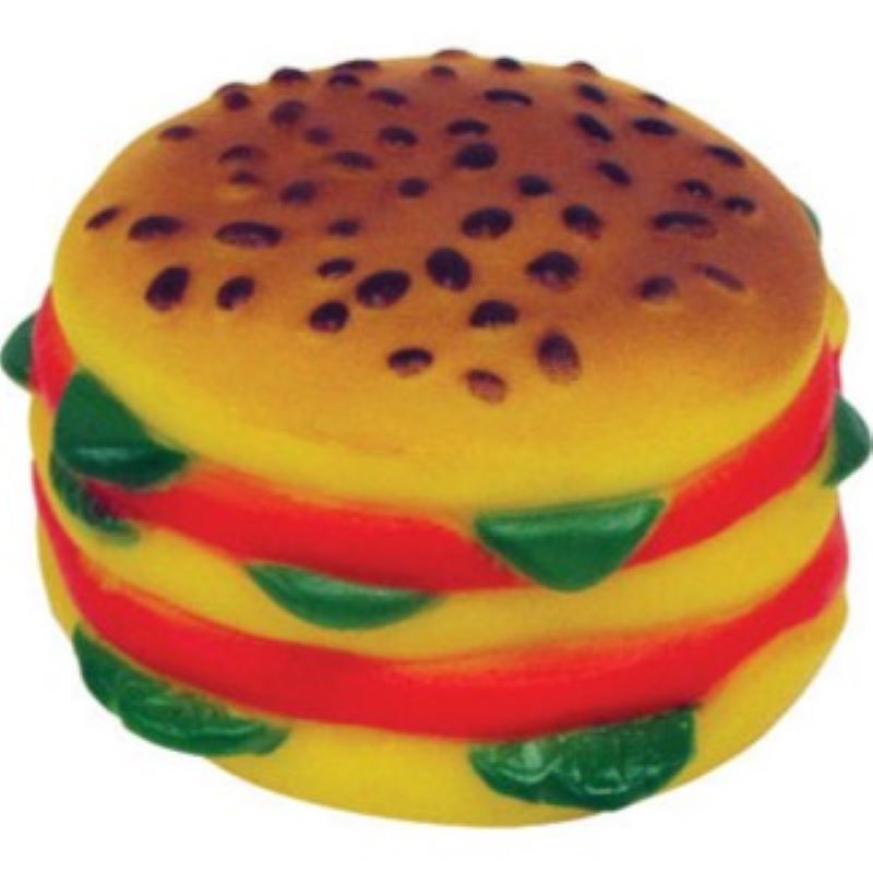 Boss Pet Vinyl Hamburger Squeaky Large Dog Toy