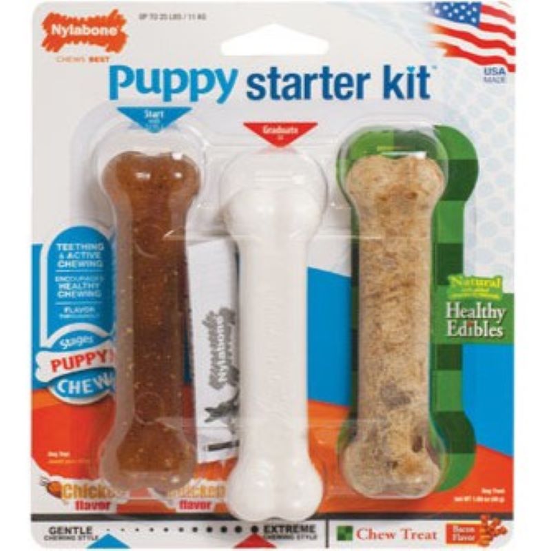 Nylabone Puppy Bone Starter Kit