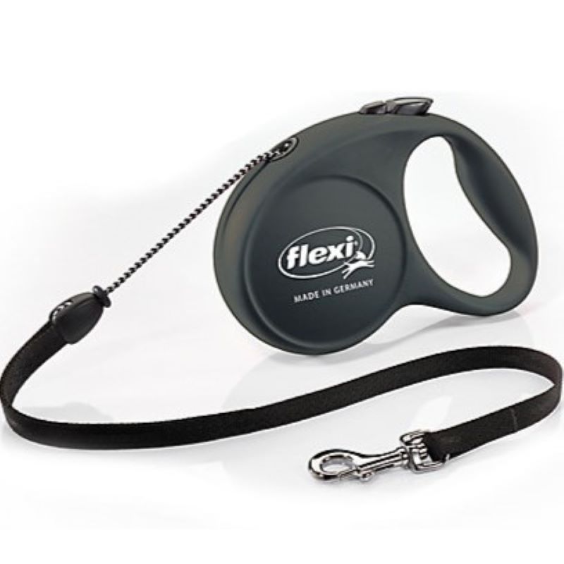 Black Retractable Medium Dog Leash 16 ft