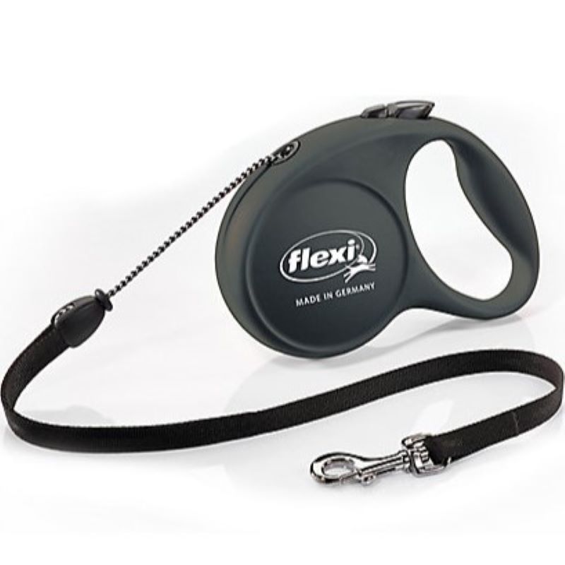 Black Retractable Large Dog Leash 16 ft