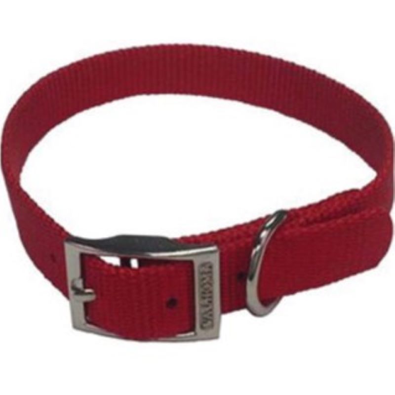 Nylon Dog Collar Red 3/8 x 14"