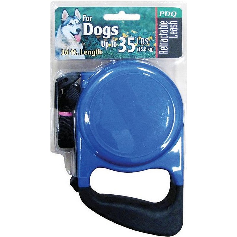 Blue Retractable Medium Dog Leash 16 ft