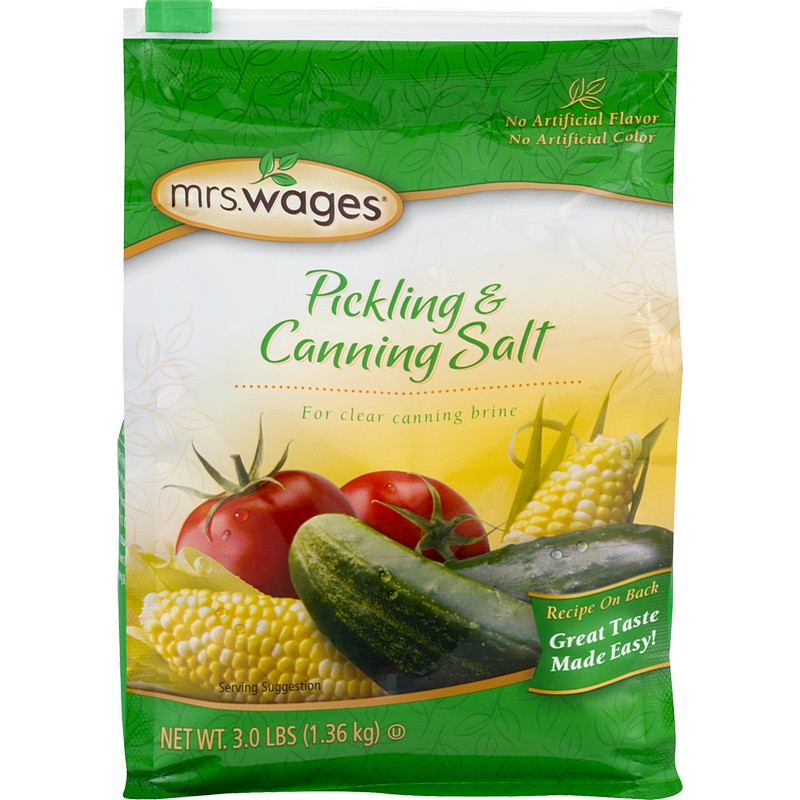 Mrs. Wages Pickling & Canning Salt 48 oz