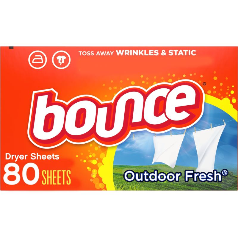 Bounce Wrinkle & Static Remover Sheets 80 Ct
