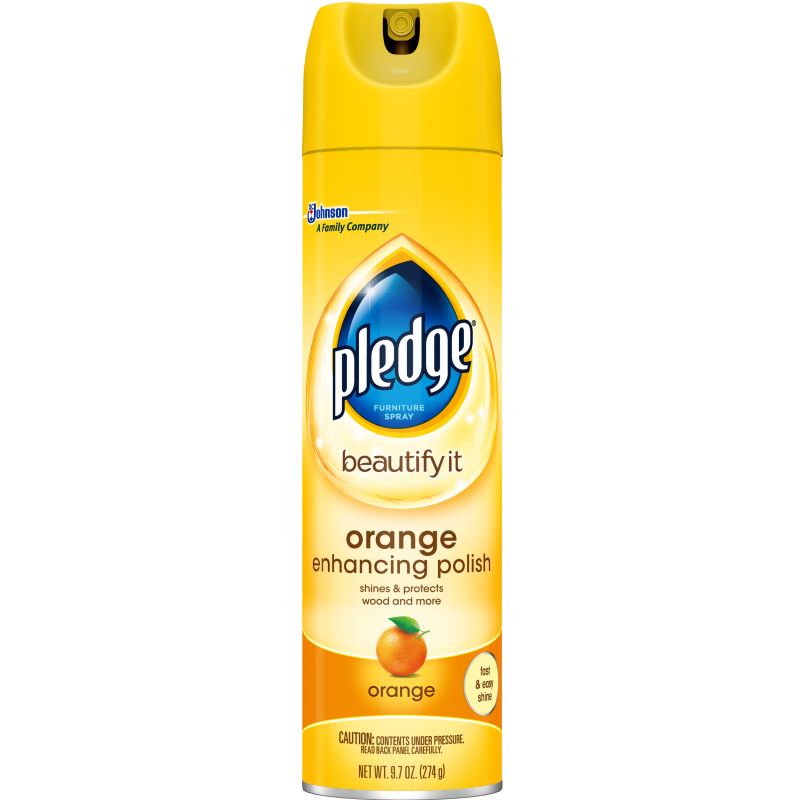 Pledge Furniture Polish Orange Scent 9.7 oz